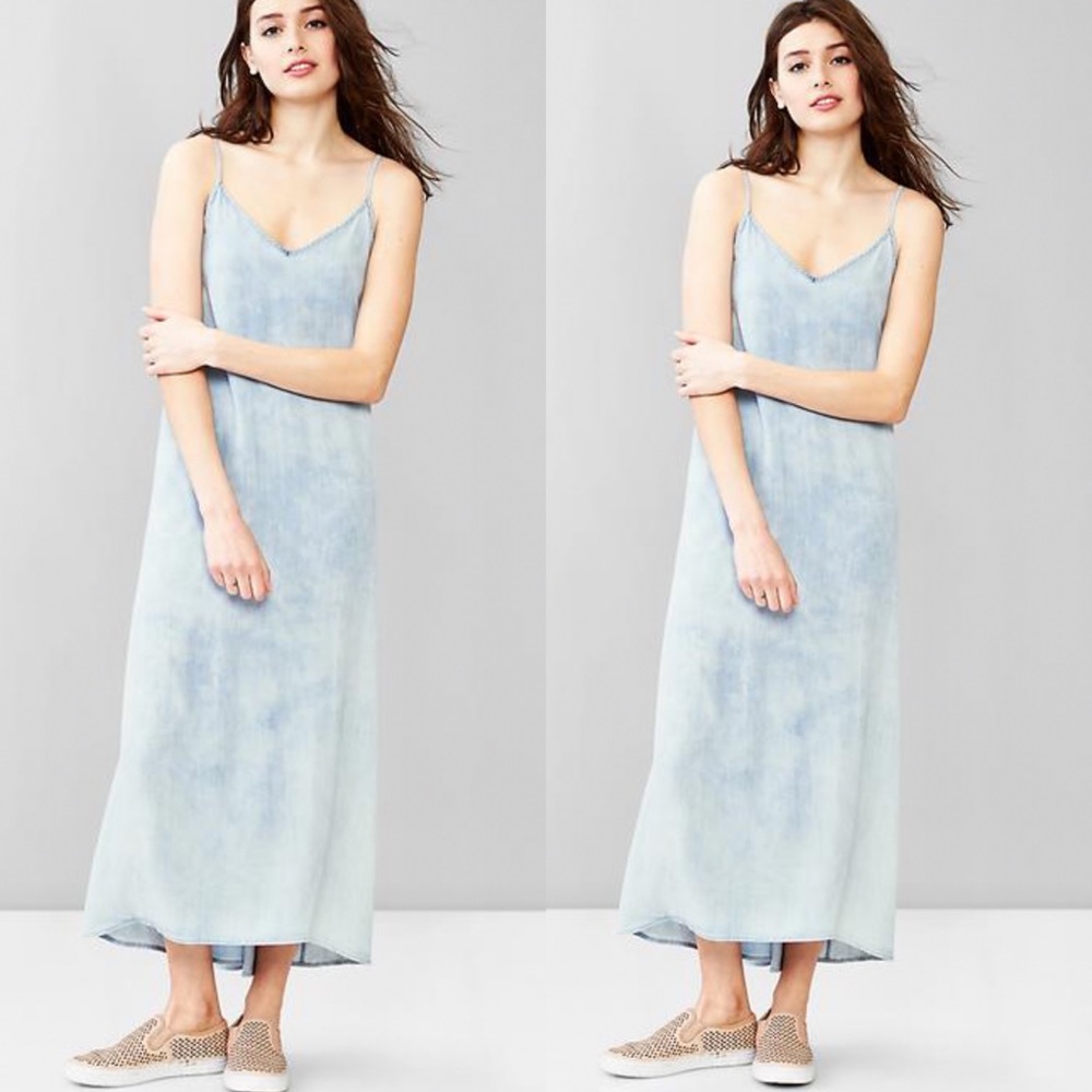 GAP 1969 Chambray Maxi Dress
